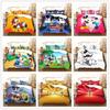 3D Cartoon Animation Bedding Three-Piece Digital Printing Microfiber Polyester Cotton Quilt Cover