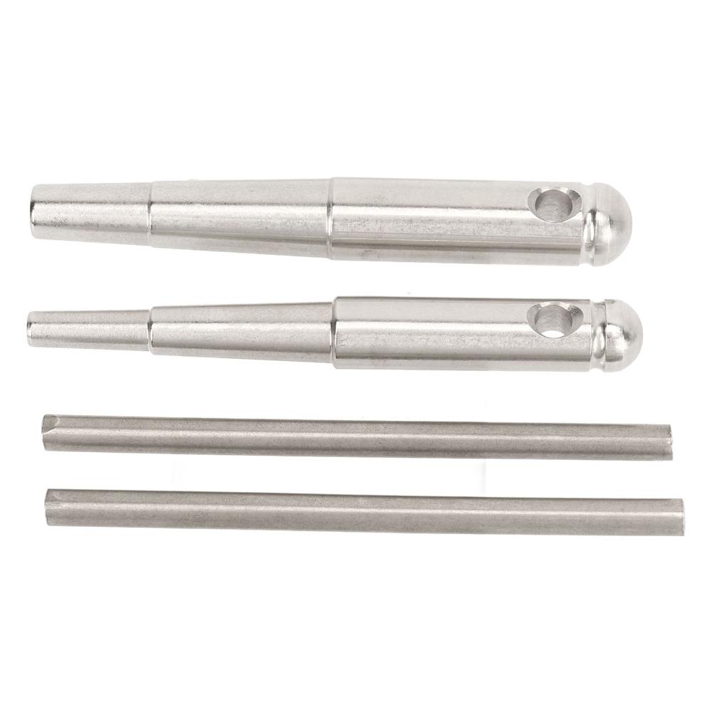 2PCS With Handle Tap Wrench Metal Material Wind Instrument Repair Tool For Trumpet
