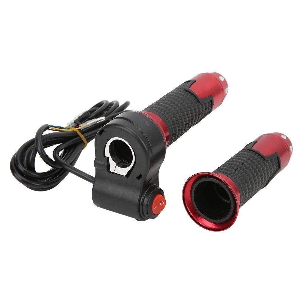 Cable 1.8m Twist Throttle Grips with Button Throttle Grip Handlebar  Motorcycle Accessories