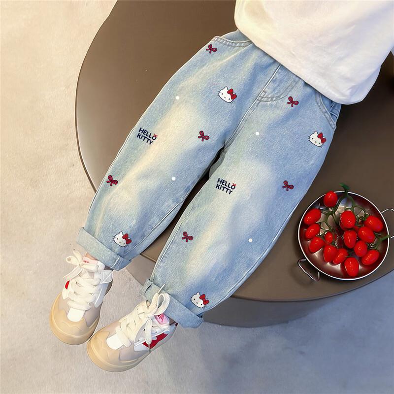 Hello Kitty Женские ретро-джинсы скинни