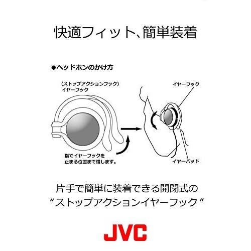 JVC HP-AL102-WA Открытые накладные наушники с заушиной Белый и Лазурный