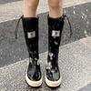 Новые туфли зимние повседневные женские сапоги черные выше колена сапоги сексуальные женские осенне-зимние женские сапоги до бедра
