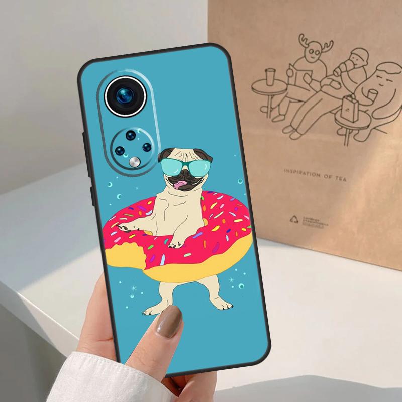 Забавный мультяшный мопс Для Honor Magic 8 7 6 5 Pro Чехол Для Honor X9d X9c X9b X9a X8c X8b Win 200 400 50 70 90 Lite