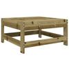 VidaXL Repose-pied de Jardin, Siège avec Cadre en Bois, Table Basse, Tabouret de Terrasse Patio Balcon Extérieur, Bois de 825491