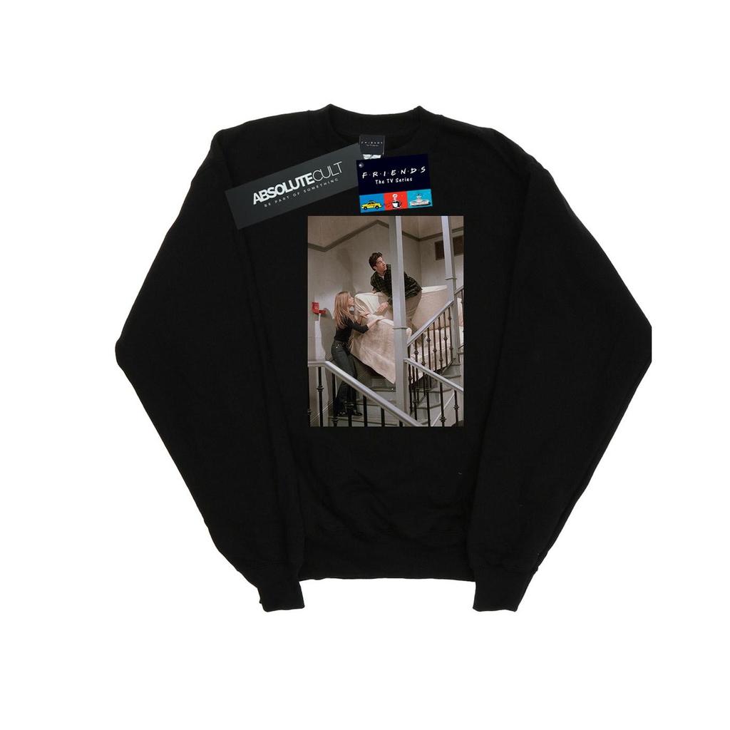Friends Mens Sofa Stairs Photo Sweatshirt