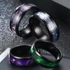 1 шт., модное кольцо, подарок на годовщину, кольцо на палец, разноцветные ракушки, мужские аксессуары из нержавеющей стали