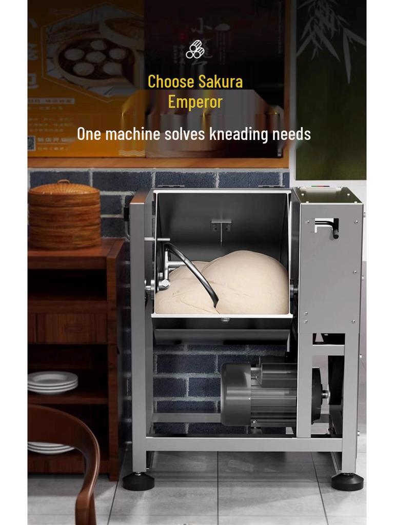 Автоматический тестомеситель из нержавеющей стали: Тестомесильная машина вместимостью 5-25 кг.