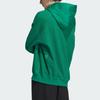 adidas Двусторонняя толстовка с капюшоном с принтом логотипа в виде буквы, унисекс, дымчато-зеленая IZ1617