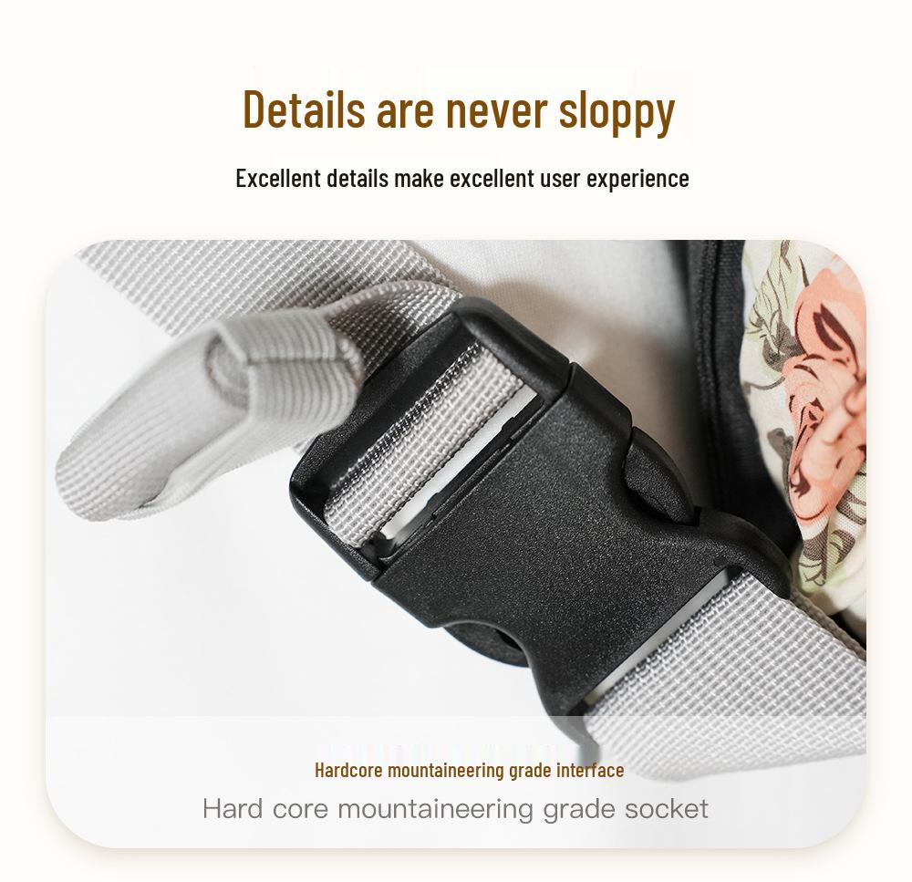 Классический рюкзак-переноска для новорожденного: Спереди и сзади, Горизонтальное положение, Дышащий, Многофункциональный