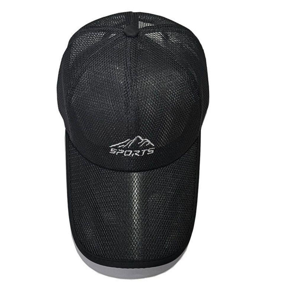 Breathable Mesh Baseball Cap Adjustable Cozy Tide Hat Lightweight Golf Mesh Hat  Travel