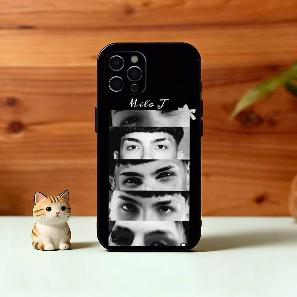Чехол для телефона M-Milo J для iPhone 17,16,15,14,13,12,11 Plus,Pro Max,XS,Мягкий силиконовый черный чехол