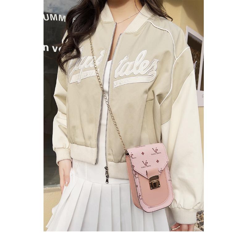 Модная сумка для мобильного телефона с принтом, корейская версия, сумка через плечо для девочек