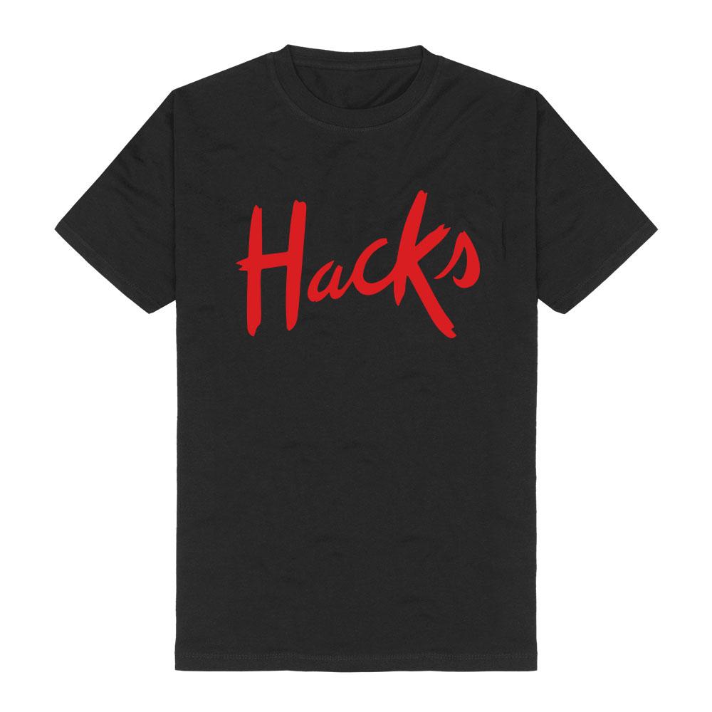 Футболка с логотипом Hacks Графический Мерч Короткий рукав Хлопок Летние Футболки с круглым вырезом Повседневные Свободные Унисекс Уличная Мода Женские Футболки