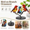Double Sided Acrylic Bird Ornament 2D Decorative Bird Figurine  Home Office Decor