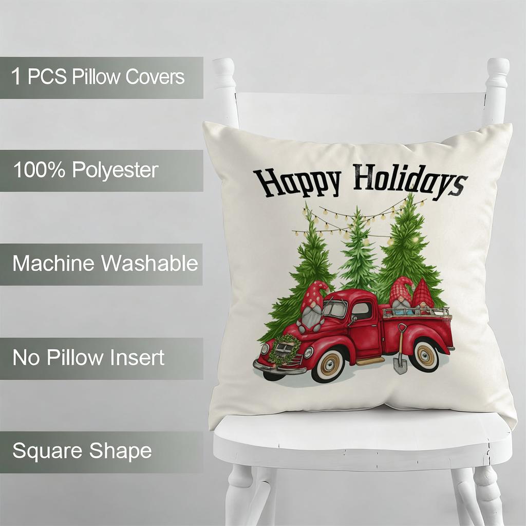 A Festive Barn Pillow CoverSuitable for sofa car bedroom decorative cushion cover pillow cover