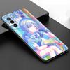 Game Project Sekai Black Silicone Phone Case For Samsung Galaxy S23 S21 S20 FE S24 S22 Ultra S10E S10 S9 S8 Plus