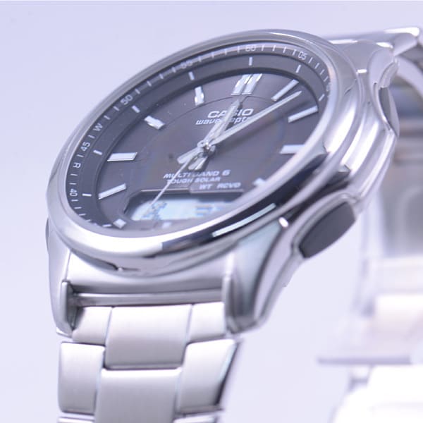 Casio Волновой приемник WVA-M630D-1AJF [волновой приемник солнечные радиоуправляемые часы Multi Band6] Круглые часы