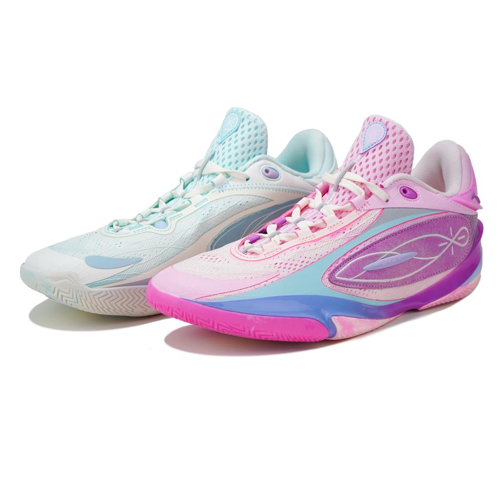 Баскетбольные кроссовки Li Ning Wade 808 5 ULTRA Низкие Мужские Сине-розовые Разноцветные ABAV015-4(Команда-808)-Случайные упаковочные пакеты