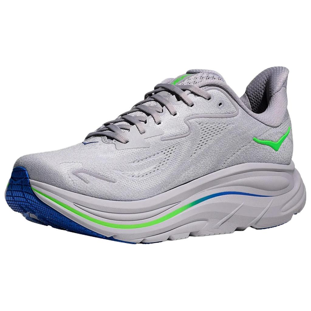 HOKA One One CLIFTON 10 Дышащие Поддерживающие Повседневные Беговые Кроссовки Мужские Серые Широкая Посадка 1162032-AYNN