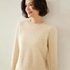 Women's Cashmere Sweater Qinghe Cashmere 100% Cashmere Autumn and Winter Cashmere Thickened Pullover Soft and Warm