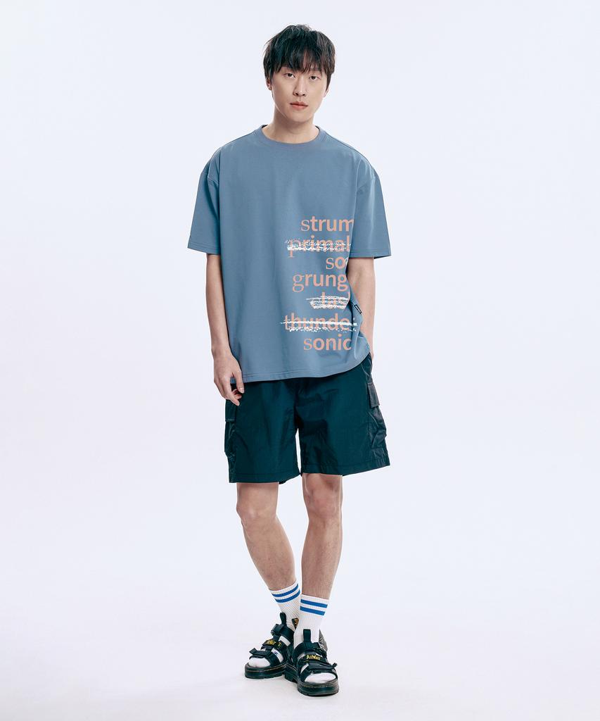 WILDROCK [Set] Wild Graphic Cool Cotton Oversized Short Sleeve T-Shirt (Select 2 From 6)