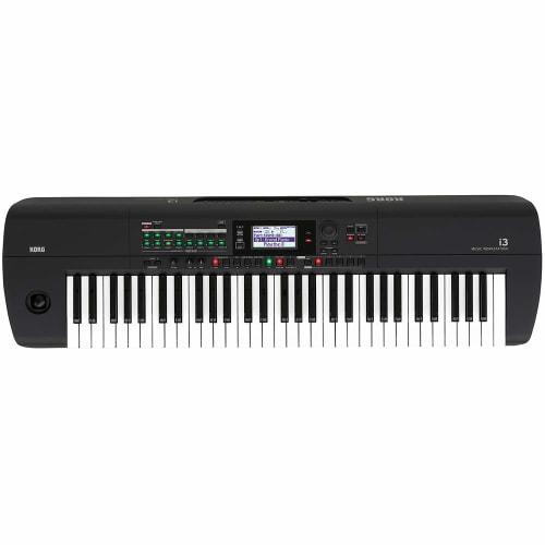 KORG i3 MB Music Workstation, i3, 61 Keys, Super Matte Black, for Music Production, Stage Performance, and Live Performance, Portable Lightweight Body