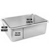 New Stainless Steel Cat Litter Box Large Capacity Easy To Clean Cat Toilet High Sided Cat Potty Cat