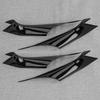 2 Pairs Black Interior Door Pull Handle Cover Trim ABS Fit For BMW 5 Series G30 G31 G38 2018