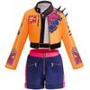 Halloween Kids Witch Hunter Lumy Cosplay Long Sleeve 3 Piece Stage Costume