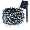 20M 30M 50M 100M Рождественская солнечная гирлянда уличная рождественская гирлянда солнечная гирлянда для сада патио забор декор