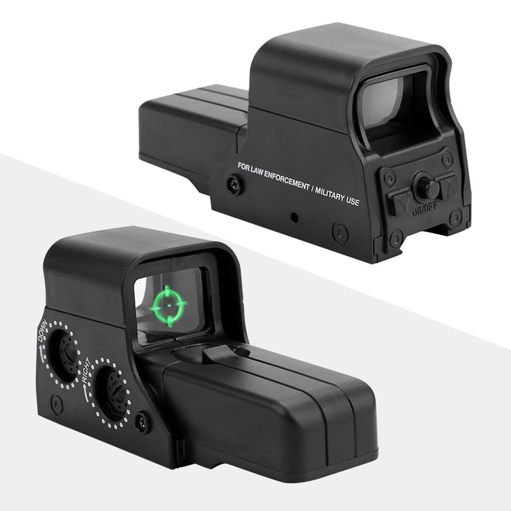 Голографический прицел для игрушечного пистолета с водными гелевыми шариками 21?23-миллиметровая направляющая зеленая точка света