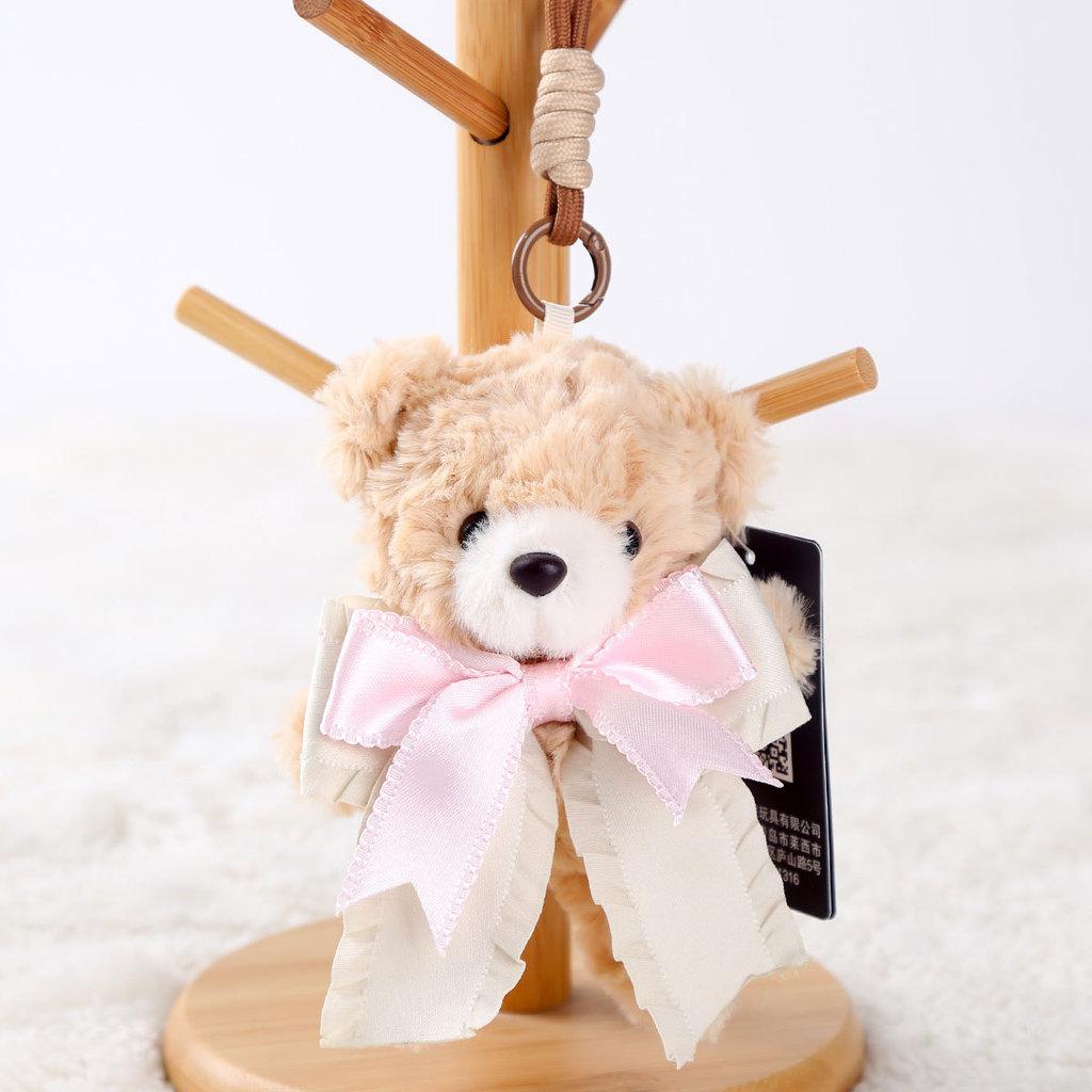 Cute Teddy Bear Ornament Plush Doll With Short Plush Material For Gift Giving