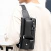Мужская кожаная поясная сумка большой вместимости, регулируемый ремень, поясная сумка из искусственной кожи, для улицы