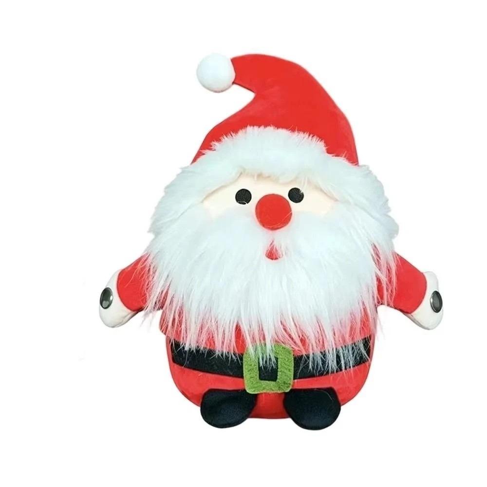 Soft Plush Material Interactive Stuffed Doll Body Induction Beat Piano Toy Christmas Parties