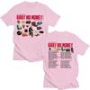 Bbno$ It's Pronounced Baby No Money European Tour 2025 Футболки Рэперская юмористическая хлопковая футболка с коротким рукавом Летние топы унисекс