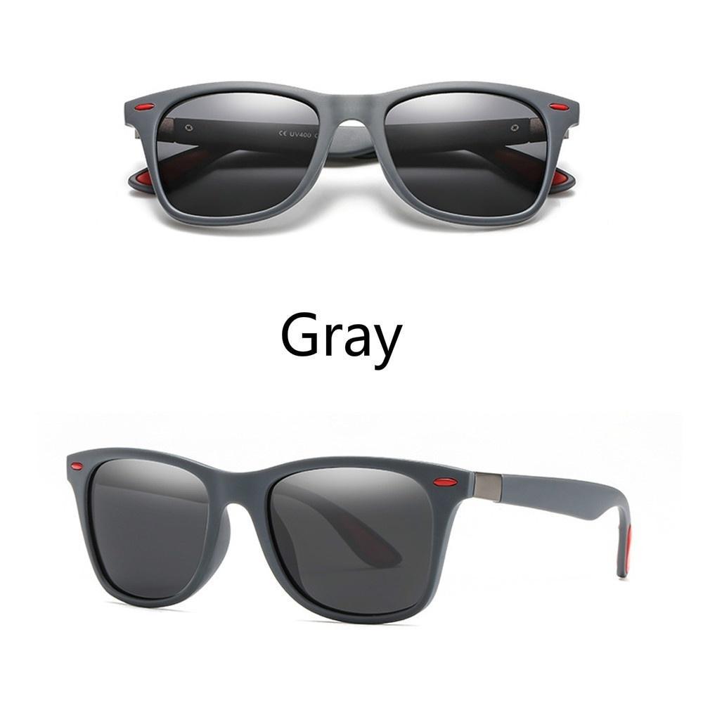 Оправа очков Мужские солнцезащитные очки Мода Поляризованные Тонированные Вождение Квадратные Классические UV400 Высокое Качество Уникальные