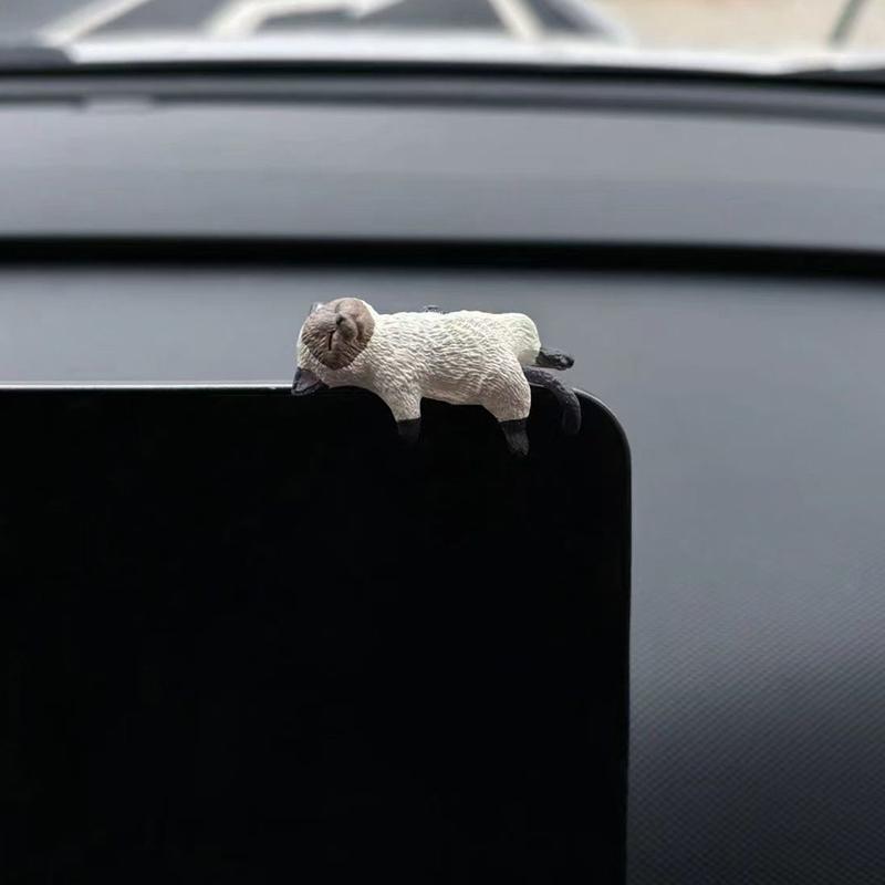 Украшение автомобиля Креативная спящая кукла-кошка Автомобильные украшения Игрушки Кошка Микро Ландшафтная модель Милое украшение для салона автомобиля Подарки