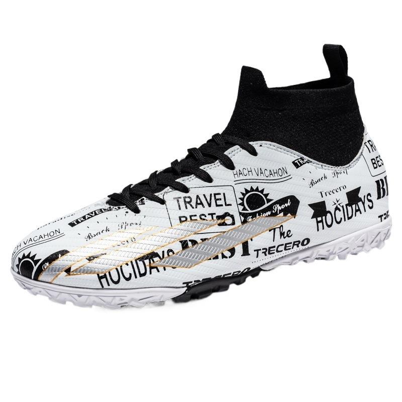 2024 новые высокие футбольные бутсы для мальчиков и подростков, для студентов, длинные ногти, сломанные ногти, обувь для тренировок и соревнований