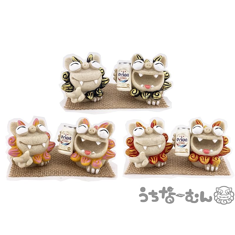 Сувениры из Окинавы сувенир shisa orion пиво смех фигурка мини вход пара лев украшение интерьера удача разные товары фэн-шуй