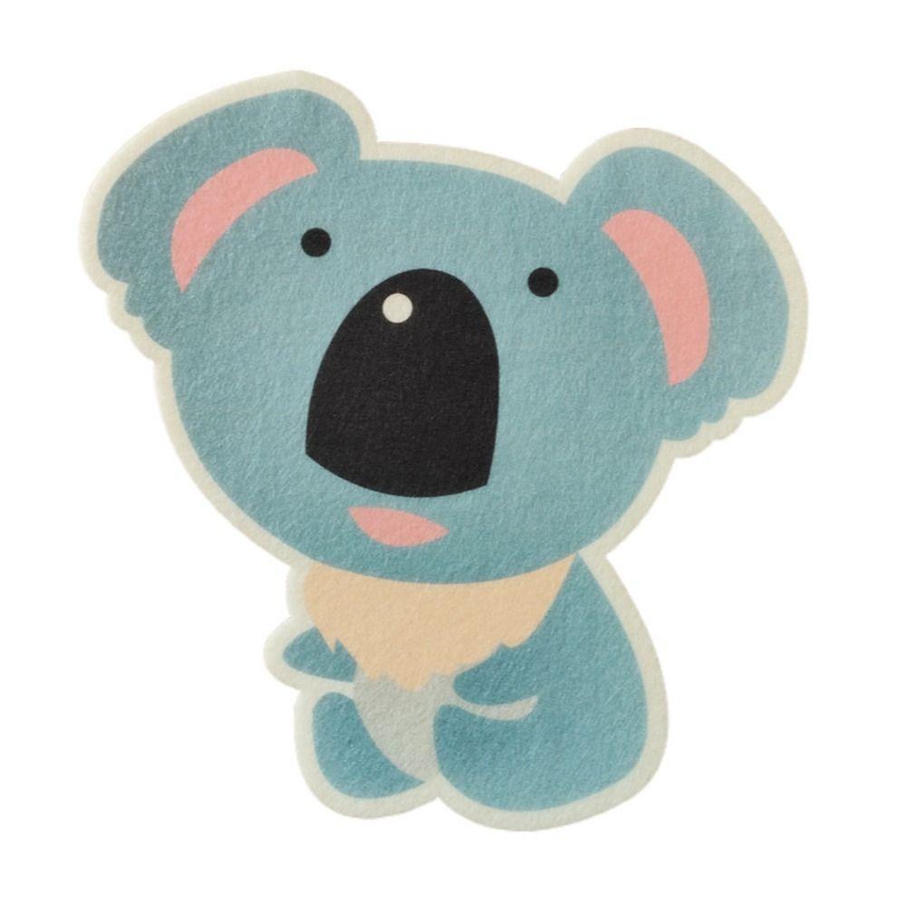 Cartoon Animal Toilet Decoration Sticker Rose Lemon Jasmine Fragrant Eco-friendly Toilet Sticker Wall Stickers Plush Paper