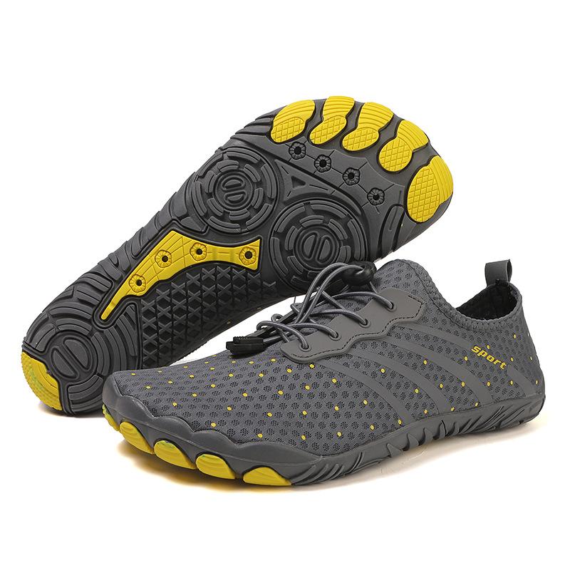 Outdoor Five-finger Quick-drying Beach Shoes, Rafting Swimming, Snorkeling Shoes, Non-slip, Sea-catching and Wading Shoes for Men and Women