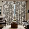 2 шт. HD современная европейская декоративная штора Серая цифровая печатная штора Стиль украшения дома украшение гостиная спальня