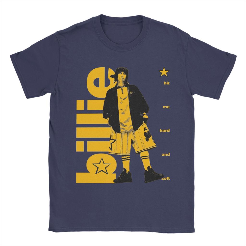 Billies Hit Me Hard And Soft Men T Shirts Novelty Tees Short Sleeve Crewneck TShirt Pure Cotton Printed Clothing