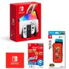 Nintendo Switch EL White licensed Organic EL protective film for Nintendo Switch EL Smart pouch for Nintendo Switch EVA Super Mario Switch logo design