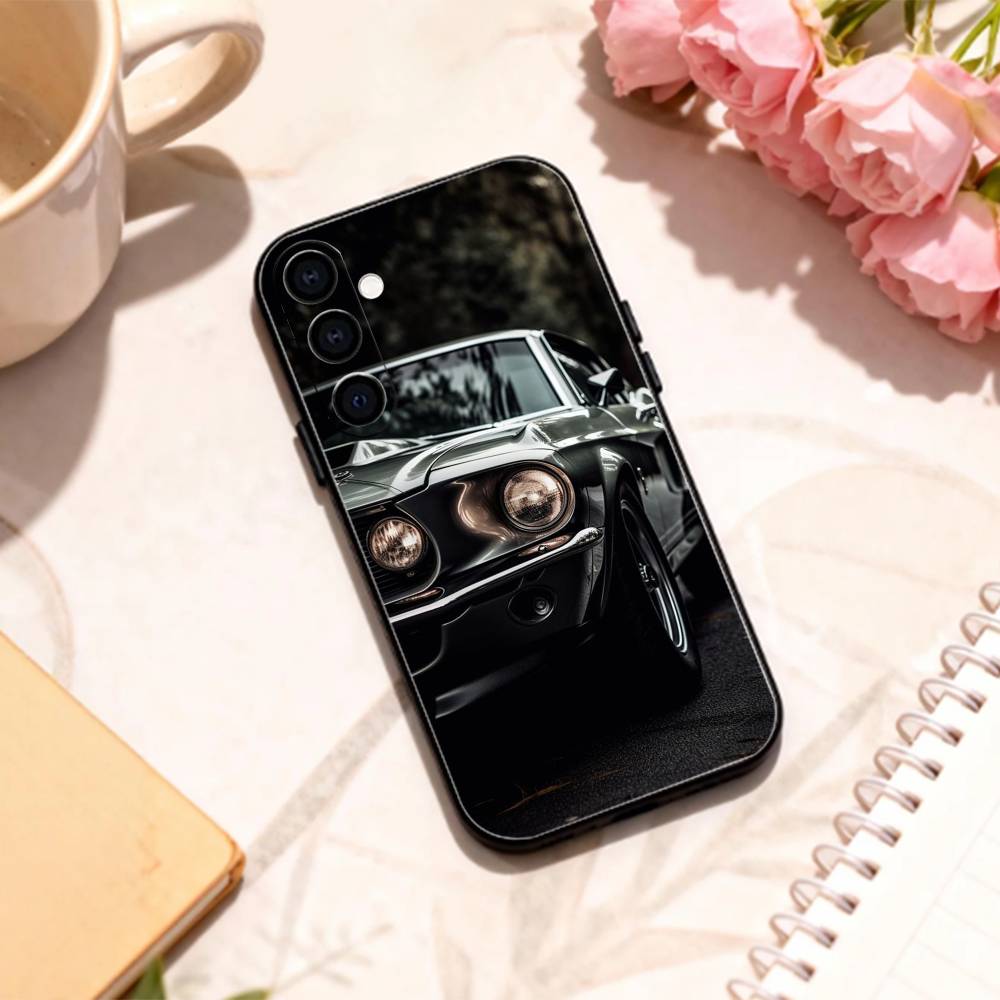 Cool Classic R-Racing M-Mustang phone Case For Samsung Galaxy A73,A72,A71,A70,A53,A52,A51,Others Soft Black Shell