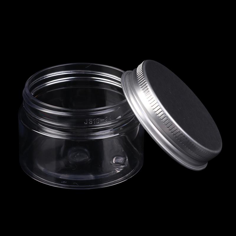 Empty Plastic Cosmetic Makeup Jar Pots Transparent Sample Bottles Eyeshadow Cream Lip Balm Container