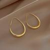Minimalist Oval Earrings