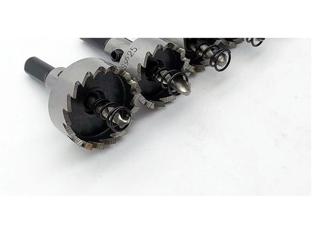 5-Piece Titanium-Coated HSS Hole Opener Set for Stainless Steel and Metal Sheet Drilling