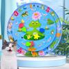Summer Cooling Pet Water Bed Water Sensory Playmat with Fish Water Sensor Play Mat Tummy Time Water Play Mat for Bored Cats