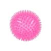 Set de 2 jouets balle et os rose 13 x 8 cm pour chien